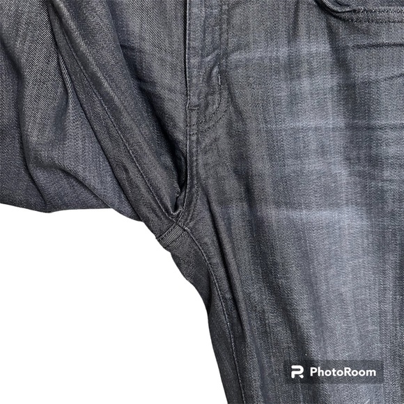 Current Elliot The Stiletto Gray Wash Raw Hem Jeans - Picture 6 of 16